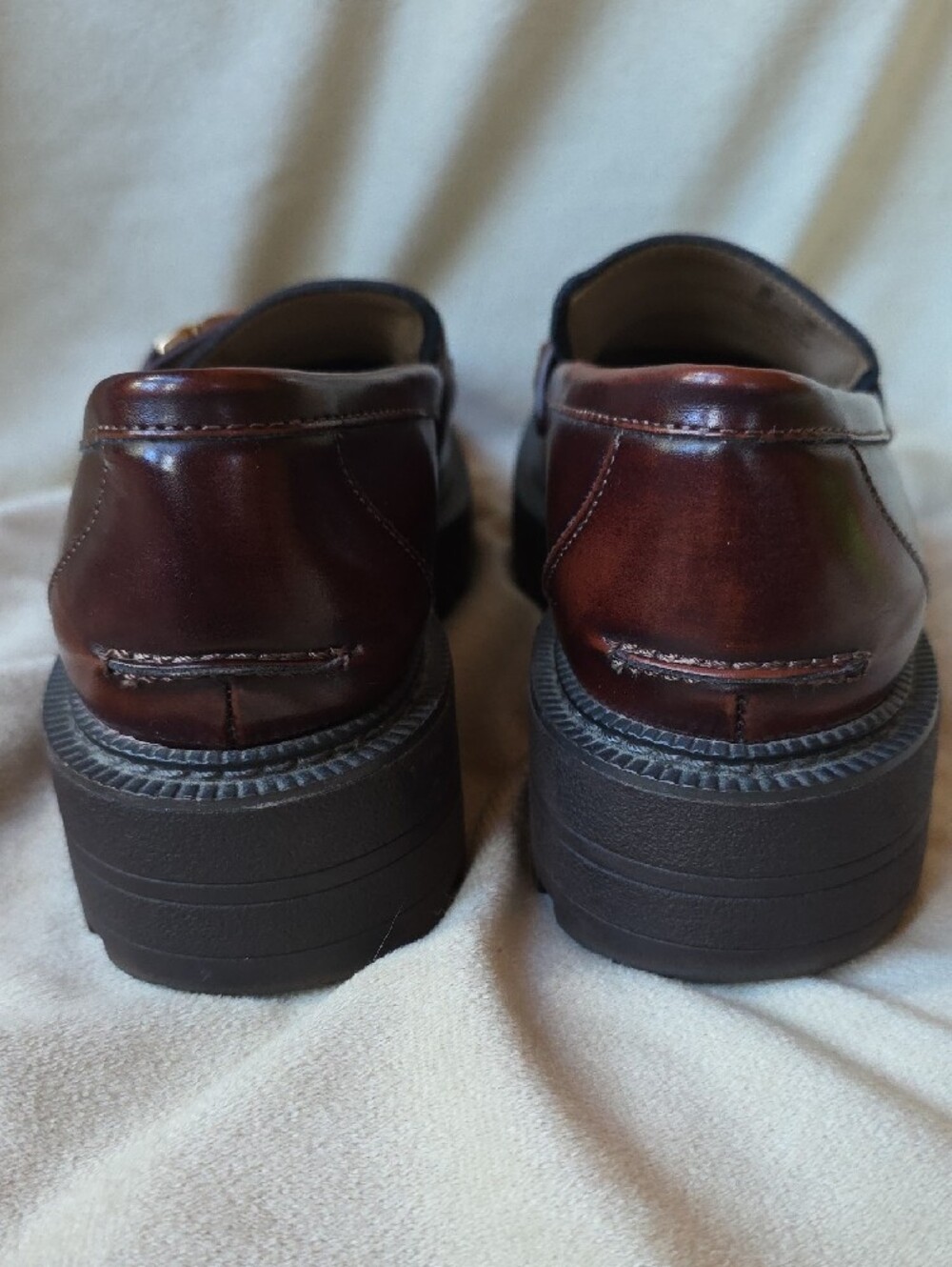 Sam Edelman Women's Dark Brown Leather Bit Loafers - Picture 3 of 7